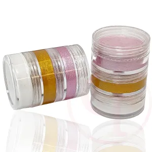 TgoBeauty Metallic Mapping Stack White Pink Golden Brow Paste 30g Eyebrow Mapping Paste for Eyebrow Designs, Draw or Sketch the Shape, Brow Lip Shape Contour Position Tool (White Pink Golden)