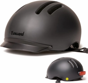 Thousand Adult Bike Helmet - Chapter Collection - MIPS Technology (Racer Black, Large)