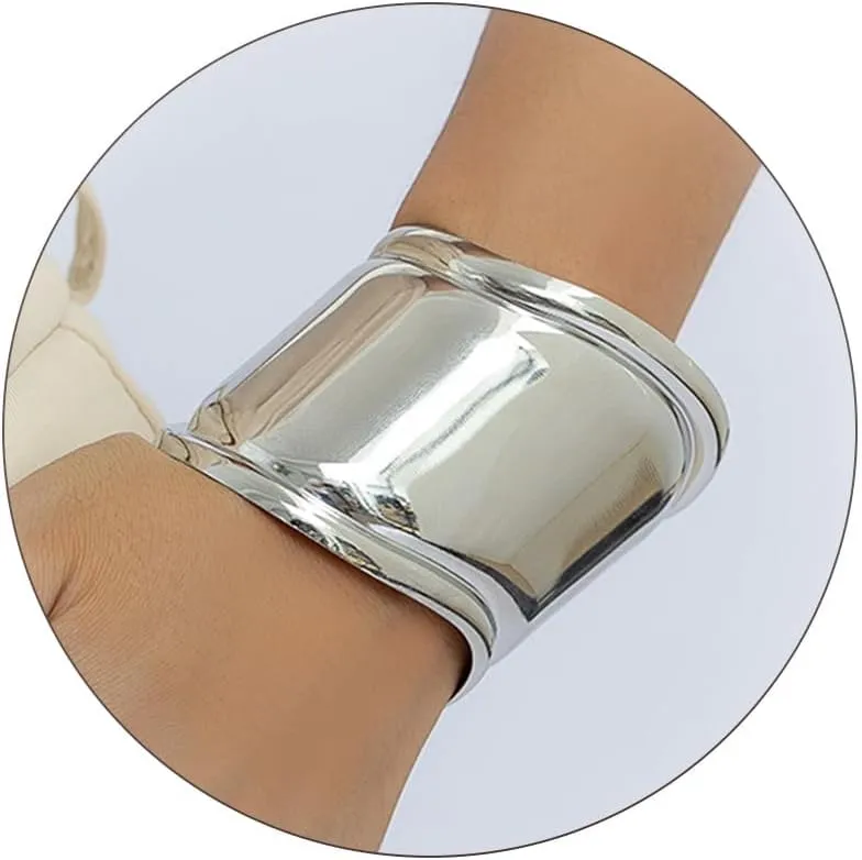 Tiantian Gold Bangles & Cuff Bracelets for Women - Non Tarnish Chunky Gold Trendy Jewelry - Christmas Gifts & Stocking Stuffers