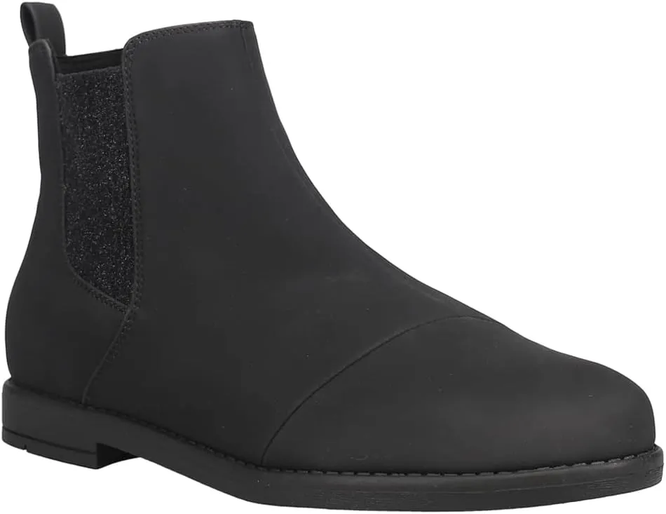 TOMS Kids Girls Charlie Metallic Round Toe Pull On Casual Boots Ankle - Gold