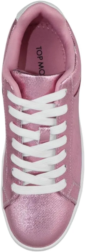 TOP Moda Shoes Women Flat Fashion Platform Sneakers Crystals Rhinestone Bling Lace Up Aerie-1