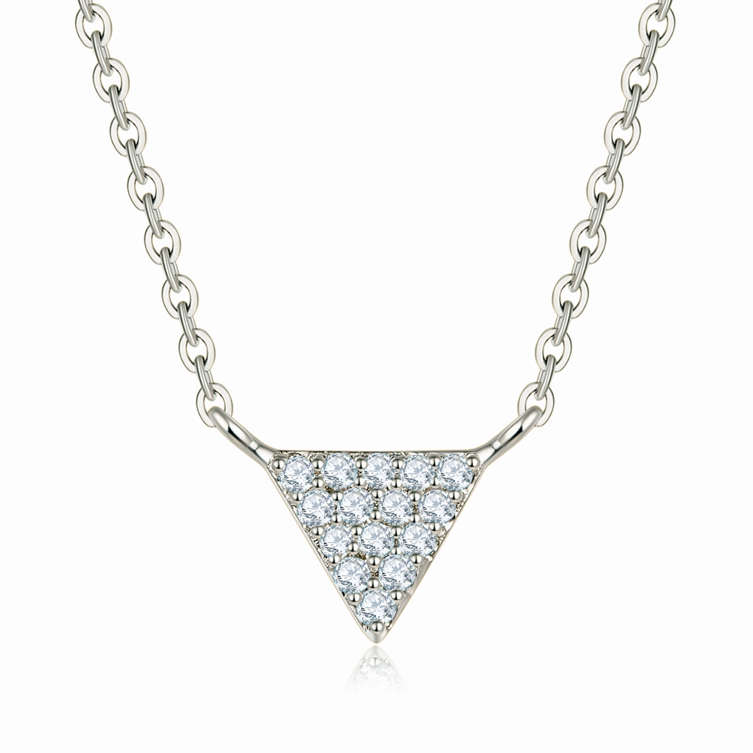 Triangle - Diamond Necklace