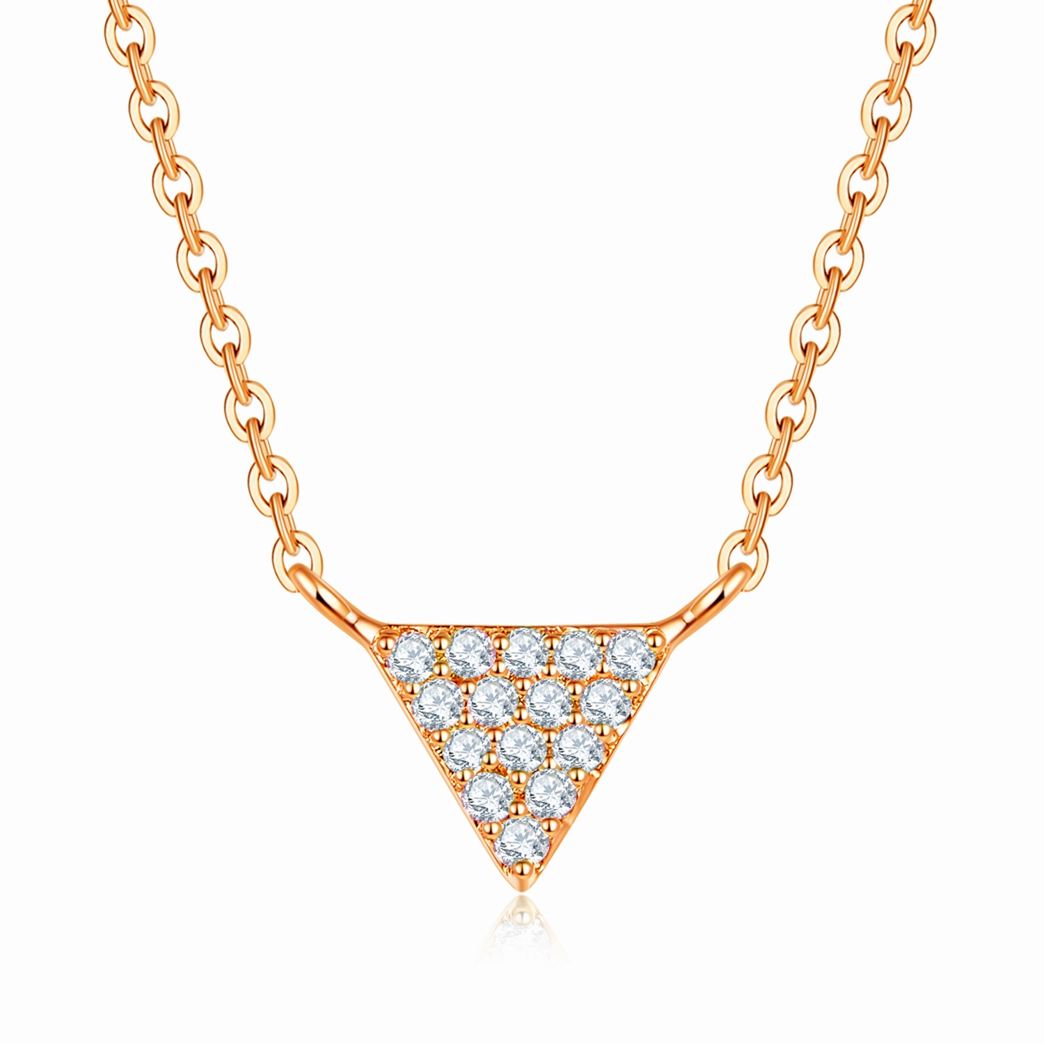 Triangle - Diamond Necklace