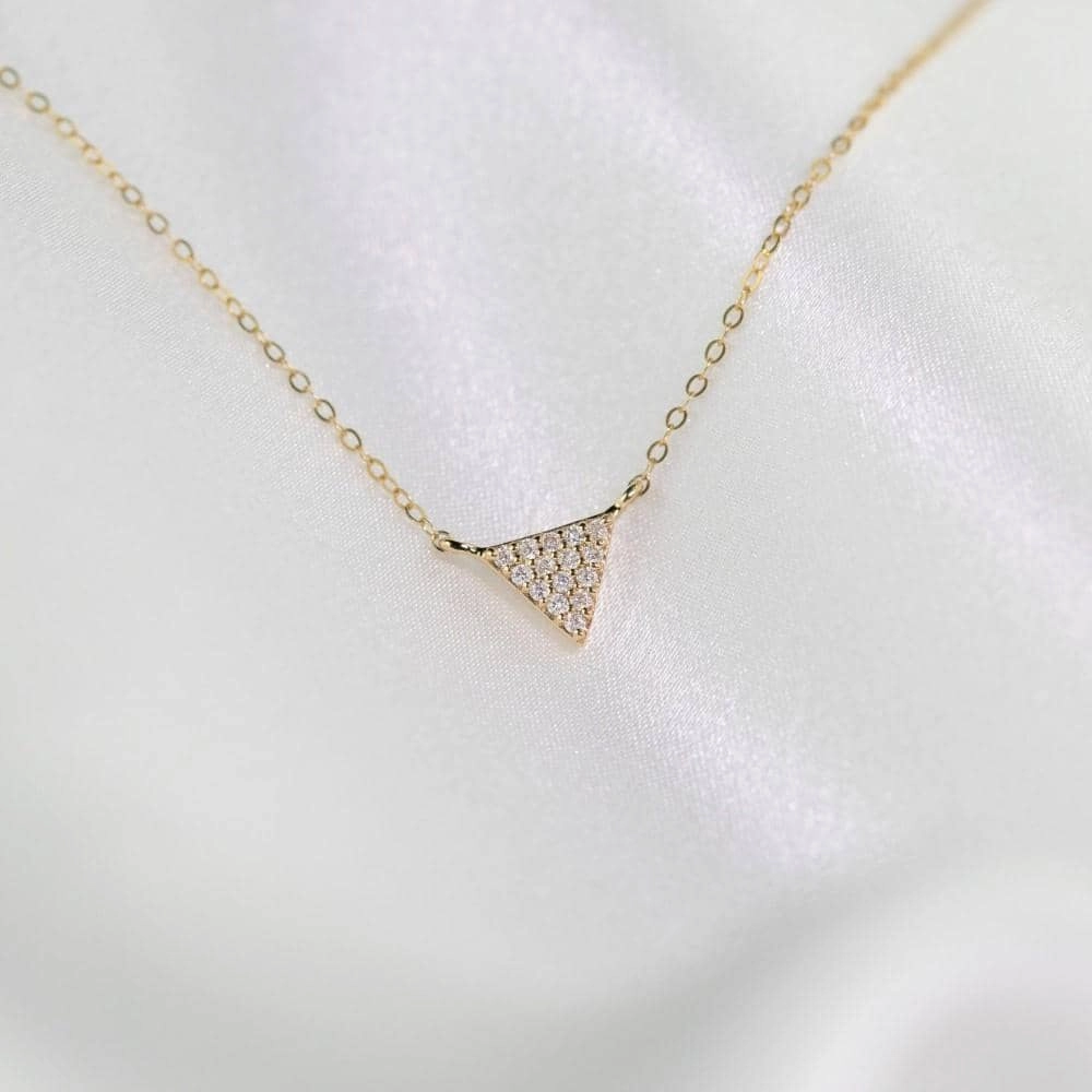 Triangle - Diamond Necklace