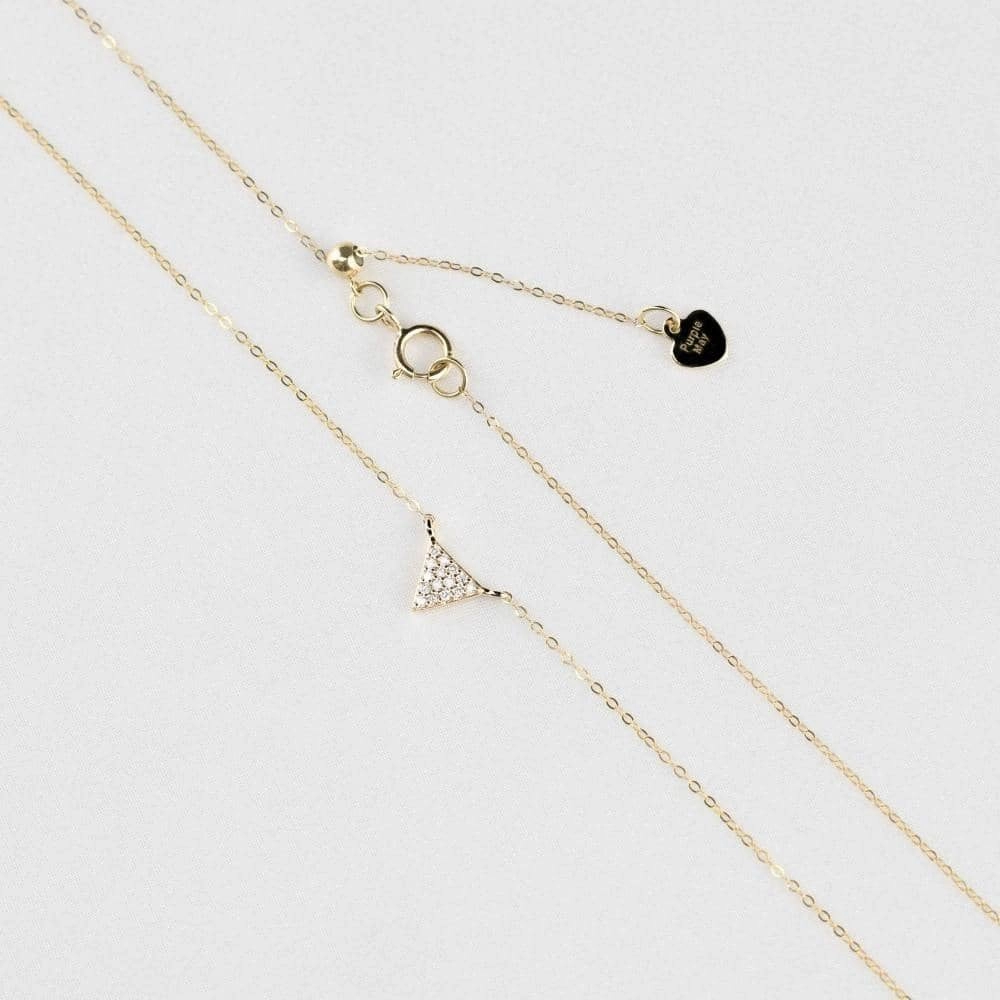 Triangle - Diamond Necklace