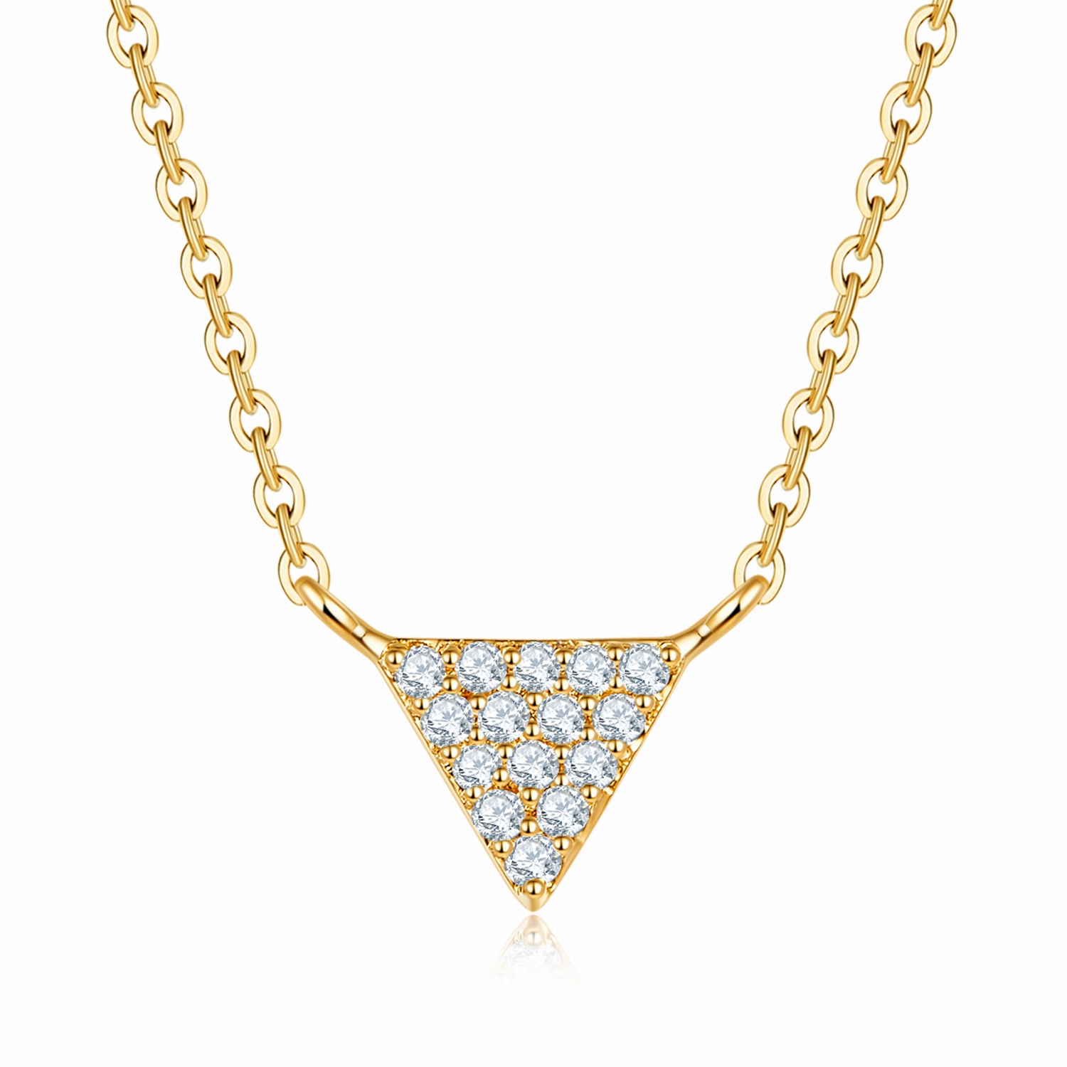 Triangle - Diamond Necklace