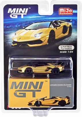 Truescale Miniatures Lambo SVJ Roadster Oro Elios Gold Metallic Limited Edition to 6000 Pieces Worldwide 1/64 Diecast Model Car by True Scale Miniatures MGT00363