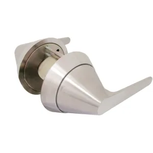 TRX-L-72 Cylindrical Lock with Ligature Resistant Lever Trim, Grade 1, Double Dummy Non-Handed, Satin Stainless Steel