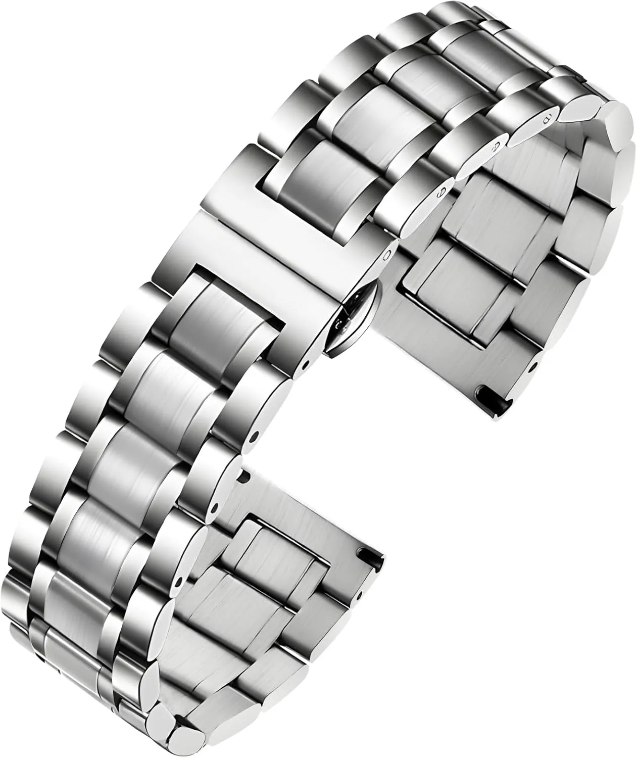 TStrap Metal Watch Band – Quick Release Watch Bands for Men Women - Stainless Steel Smart Watch Strap Bracelet Replacement Polished - 12mm ... 20mm 22mm 24mm