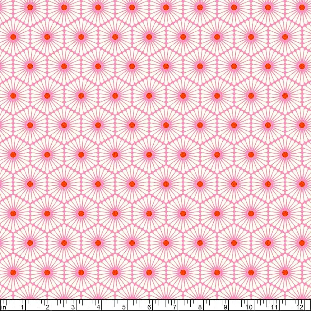 Tula Pink for Free Spirit Besties Daisy Chain, Fabric by The Yard (Blossom)