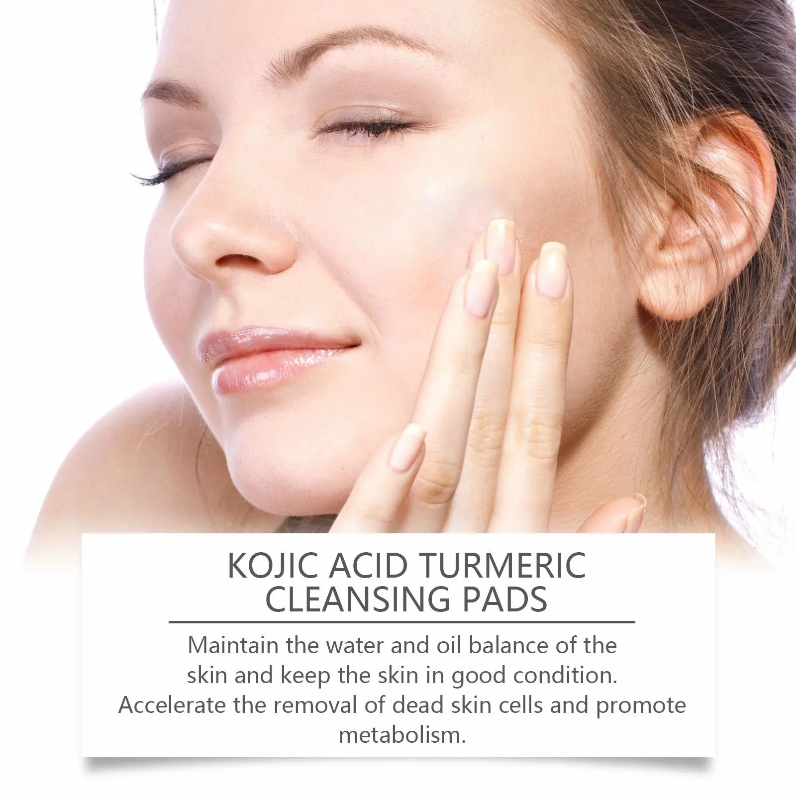 Turmeric Cleansing Pad – HOYGI Exfoliating Face Wipes & Makeup Remover | Brightening & Acne-Friendly Skincare