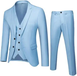 Tuxedo for Men 3 Suit Business Wedding Party Jacket Vest & Pants Coat Mens Tuxedo Tuxedo for Men Men’S Tuxedo for