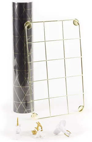 U Brands Wild Animal Locker Accessory Kit, Includes Magnets, Wrap, Bulletin Grid
