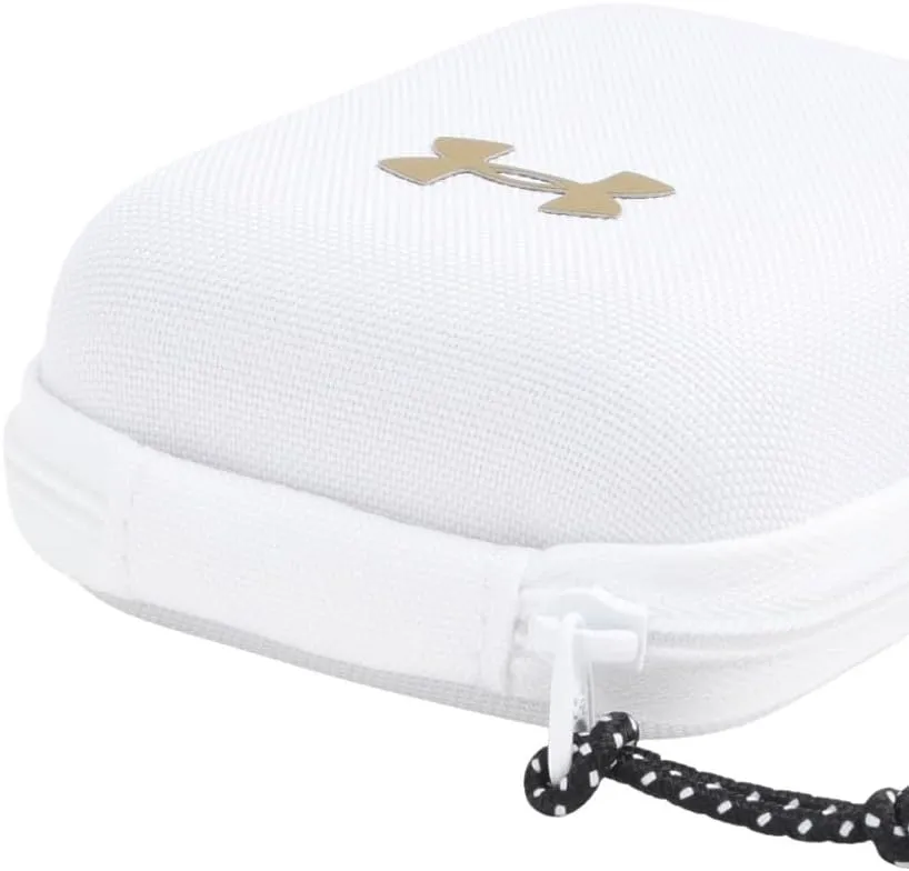 Under Armour Unisex-Adult Micro Essentials Container , (100) White / White / Metallic Gold , One Size Fits Most