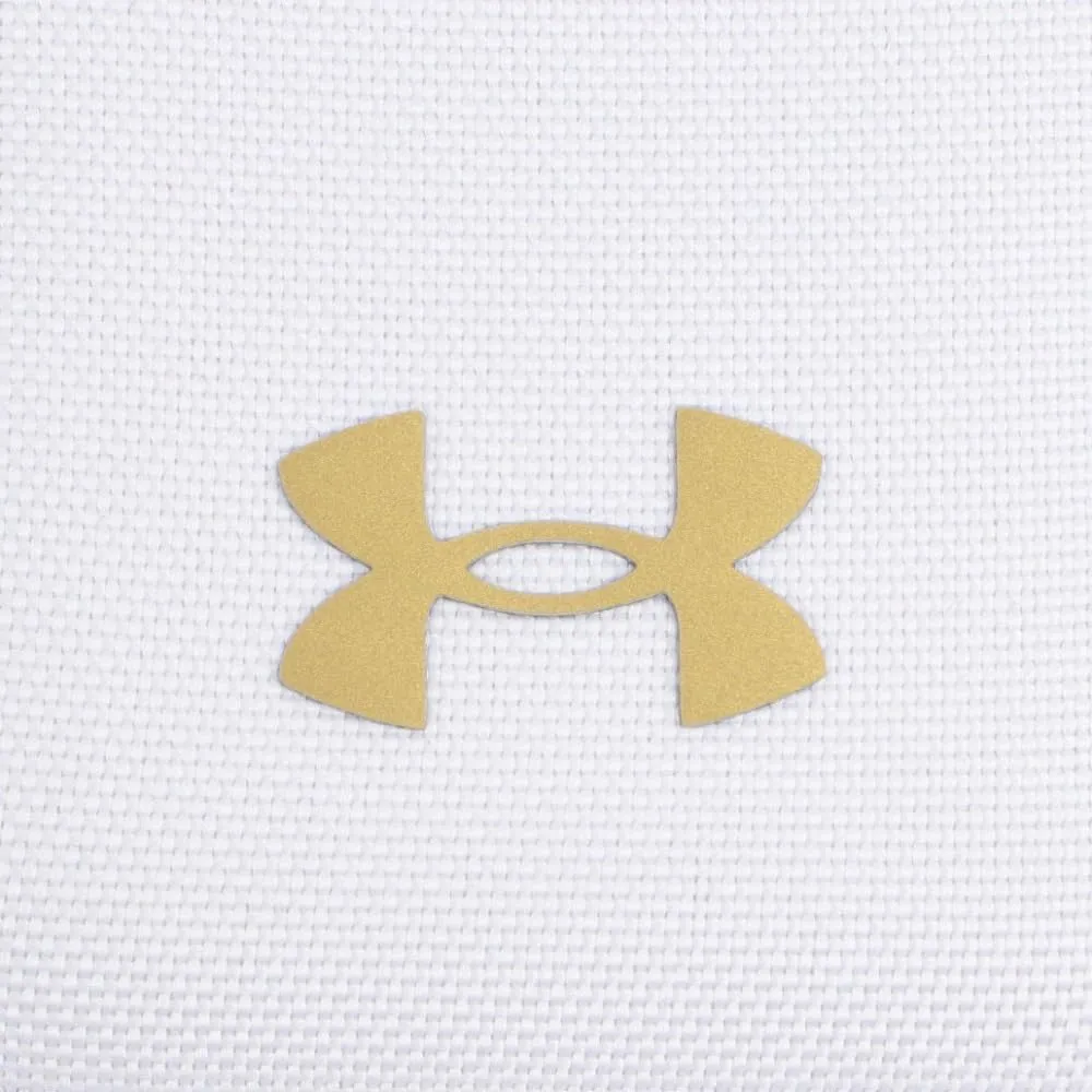 Under Armour Unisex-Adult Micro Essentials Container , (100) White / White / Metallic Gold , One Size Fits Most