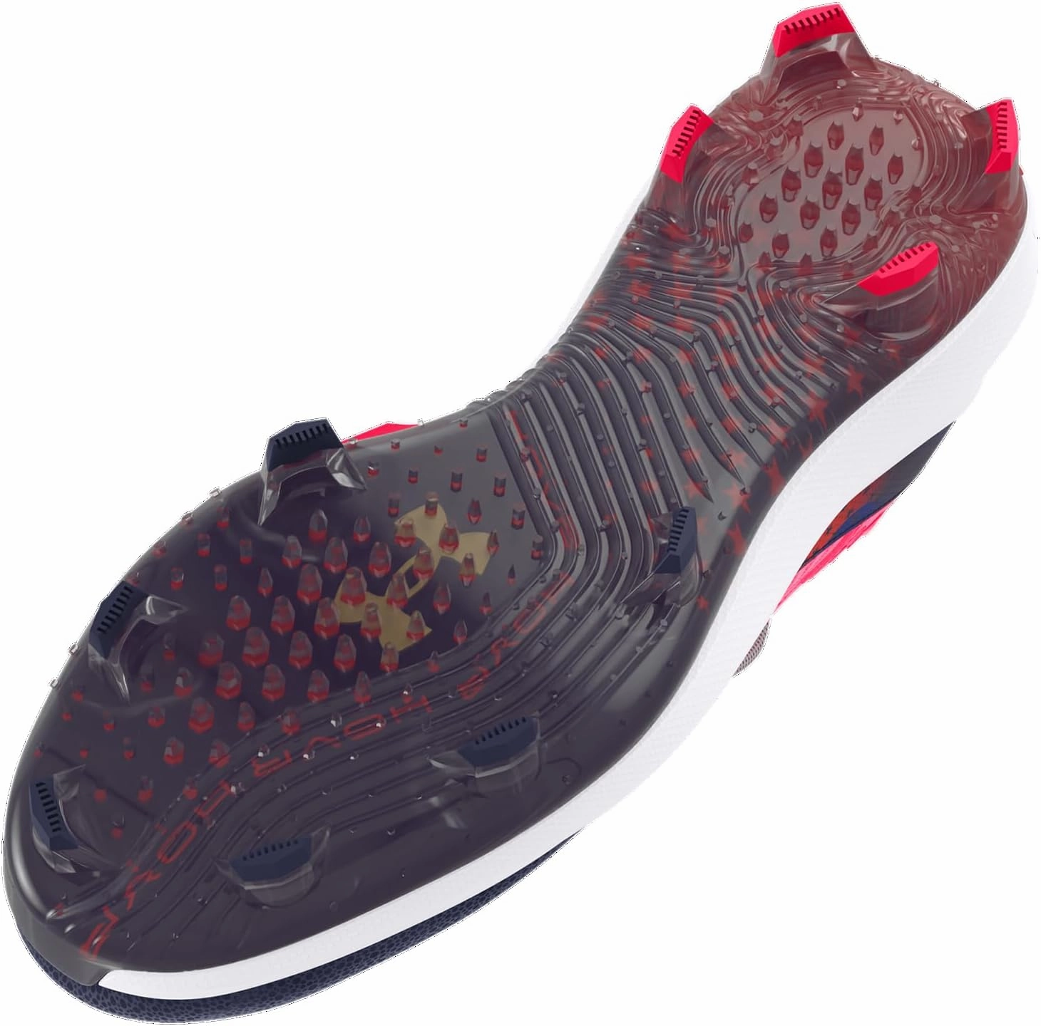 Under Armour Harper 9 Pro TPU USA - Men's (White/Midnight Navy/Metallic Gold)