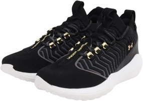 Under Armour Harper 9 Turf - Men's (Black/White/Metallic Gold)