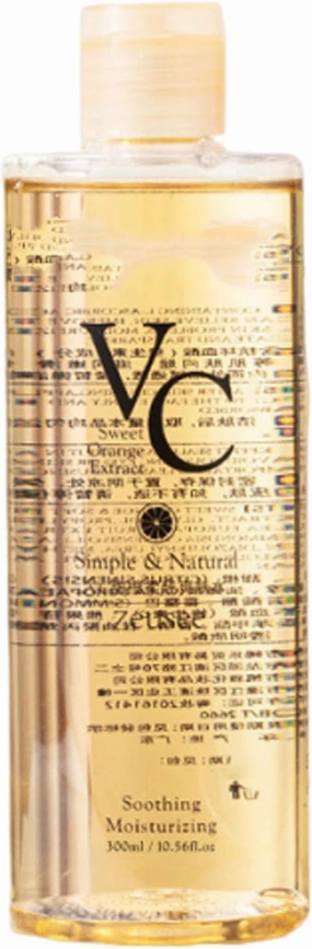 Vc Toner Intensive Brightening, VcToner Moisturizing Vitamin C, Vc Water, Refreshing Texture Easy to Absorb Leaving Skin Hydrated and Shiny, Soothes Dry (1PCS-300ML)