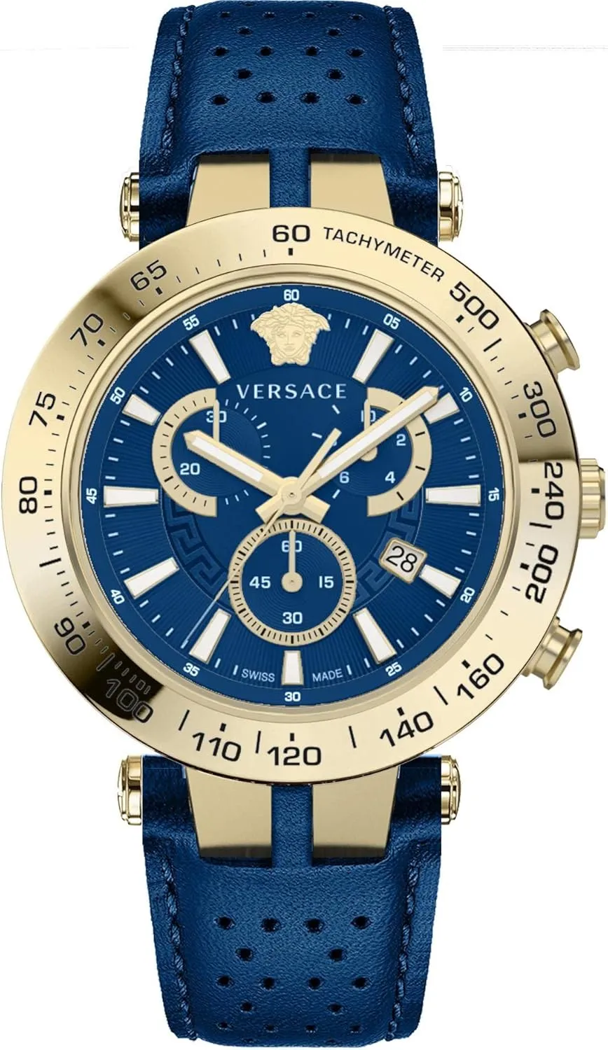 Versace Bold Chrono Collection Luxury Mens Watch Timepiece