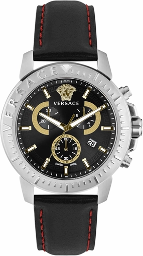Versace New Chrono Collection Luxury Mens Watch Timepiece