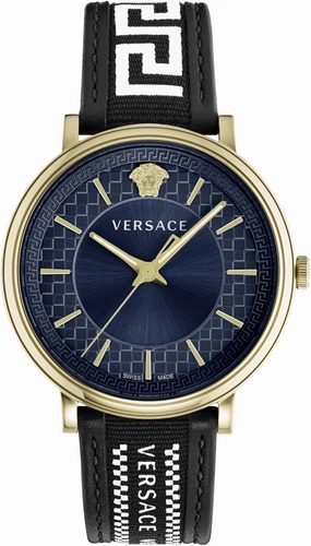 Versace V-Circle Collection Luxury Mens Watch Timepiece
