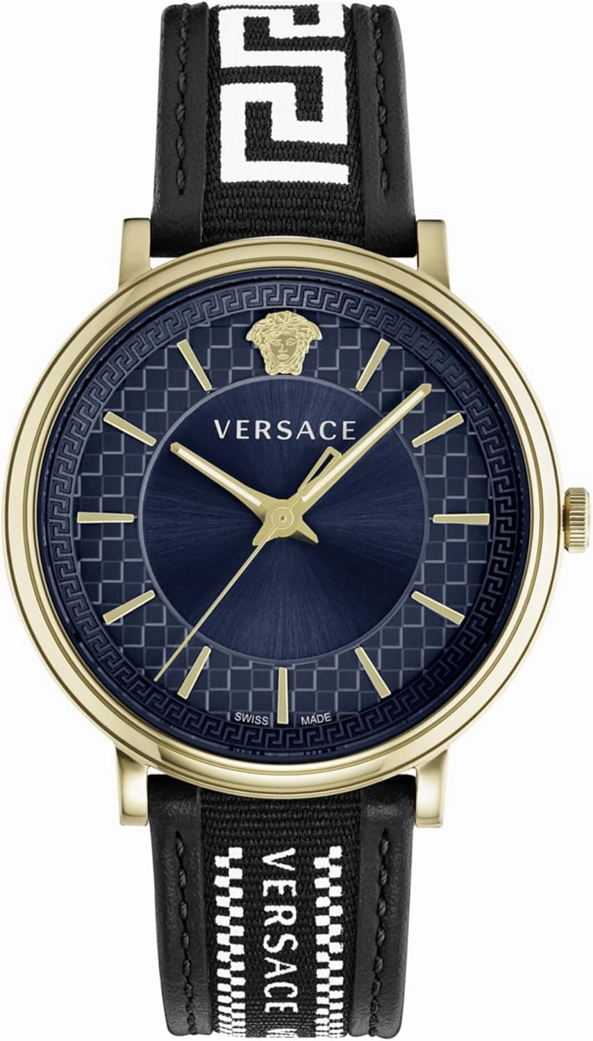 Versace V-Circle Collection Luxury Mens Watch Timepiece