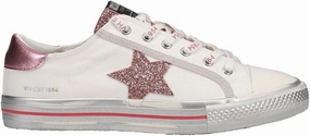 Vintage Havana Womens Alive Metallic Glitter Slip On Sneakers Shoes Casual - Gold
