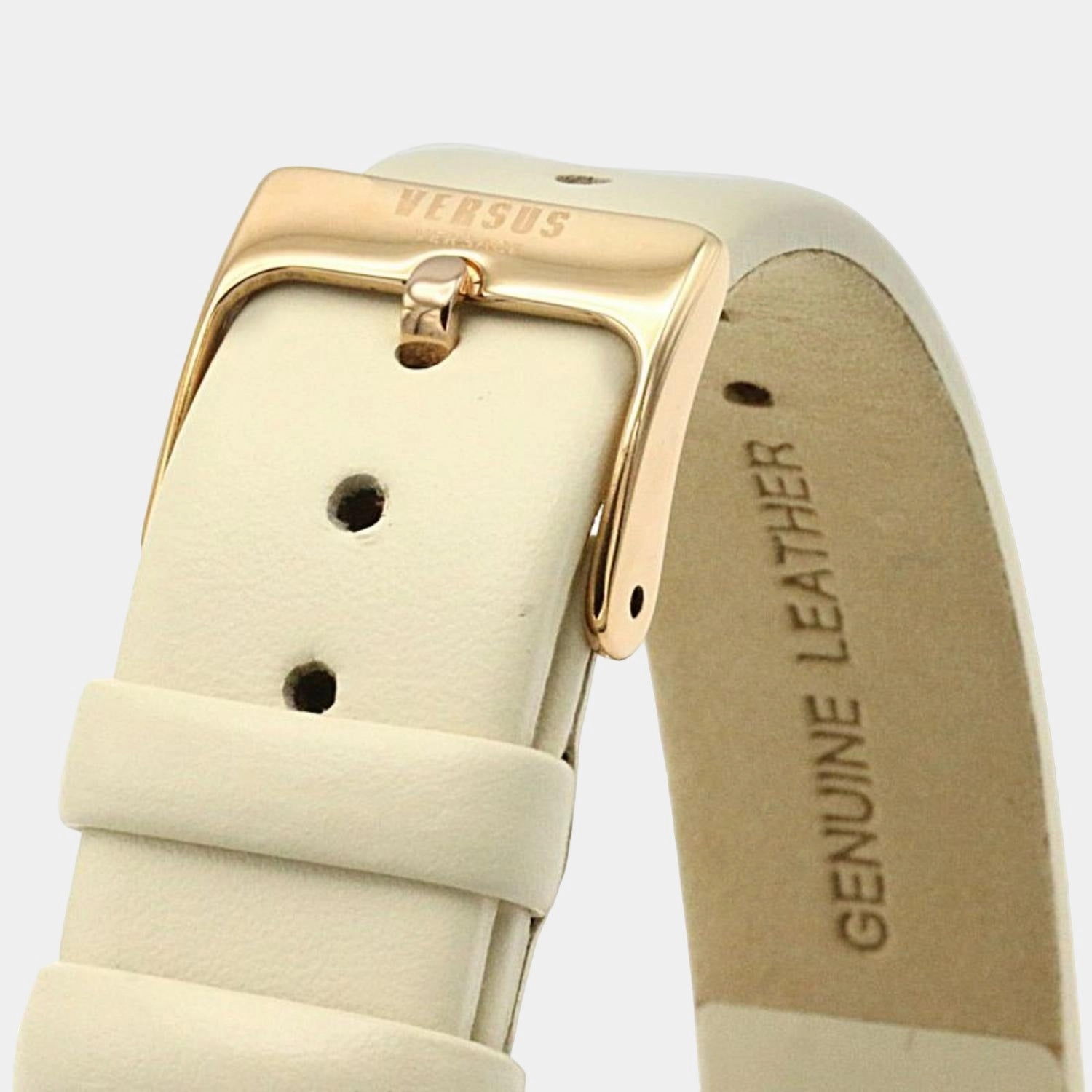Women Rose Gold Analog Leather Watch VSP490318