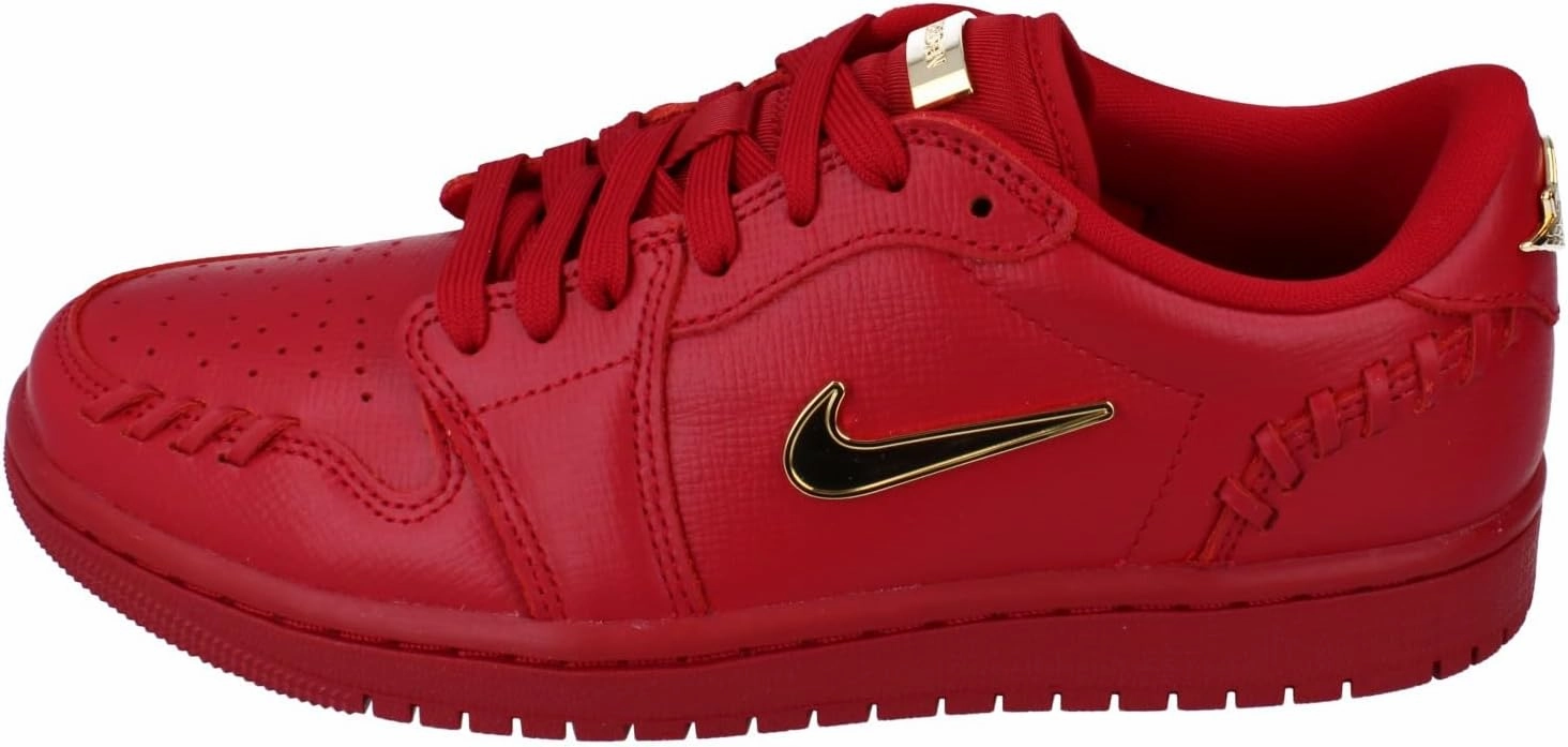 Women's Air Jordan 1 Low Method of Make 'Gym Red/Metallic Gold' (FN5032 607)