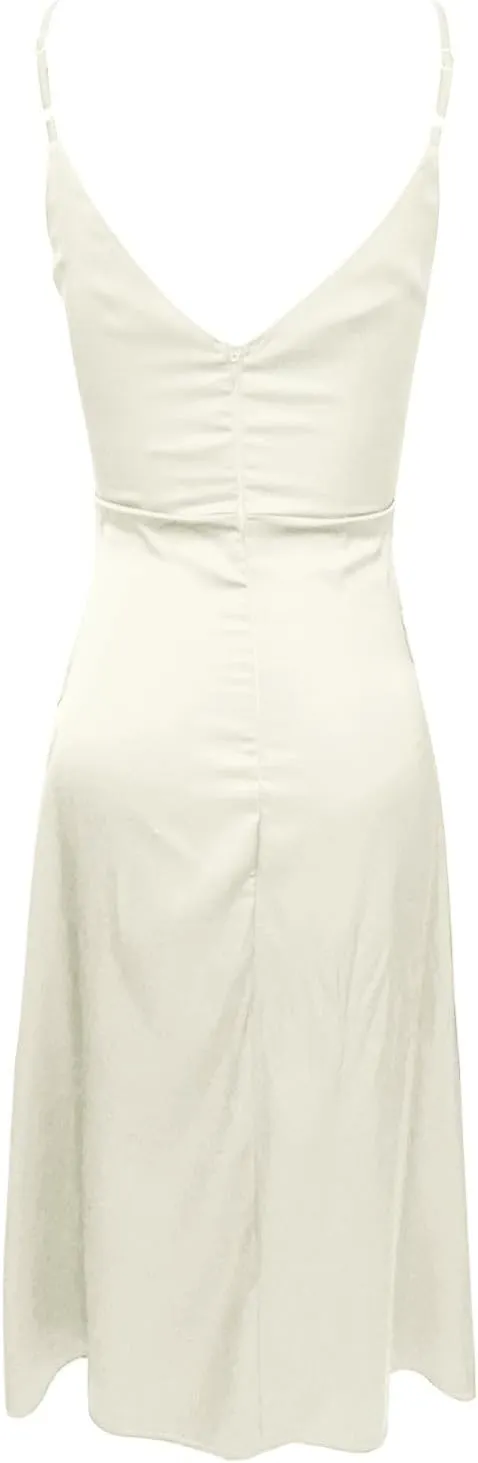 Women's Elegant Backless Pleated Satin Strapless Bridesmaid Dress Sequin Maxi Dress for Women