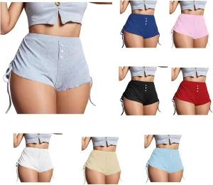 Womens High Waisted Athletic Shorts 2025 - Pleated Booty Lifting Yoga Shorts Slim Sweat-Wicking Summer Workout Shorts
