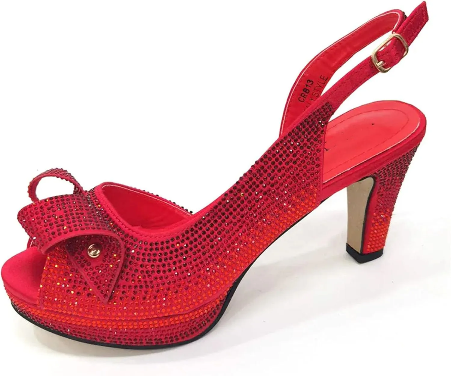 Womens Italian Wedding Shoes Set Rhinestone Bridal Pumps and Matching Evening Bag Convertible Satin Clutch Purse Bag
